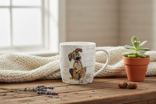 Bug Art Murphy Mutt Mug with presentation box