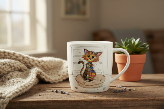 Bug Art Kimba Kitten Mug with presentation box
