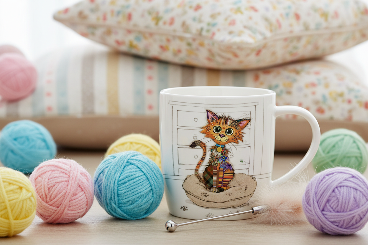 Bug Art Kimba Kitten Mug with presentation box