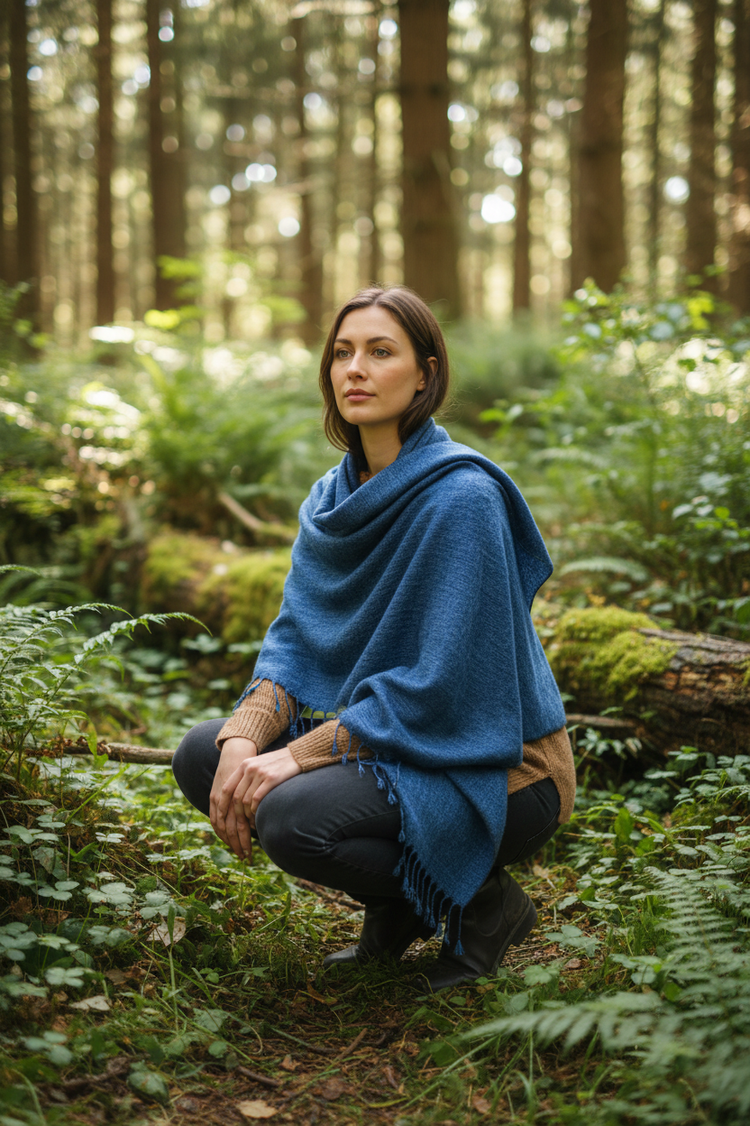 Nepali Herringbone Shawl | Ethically Handloomed