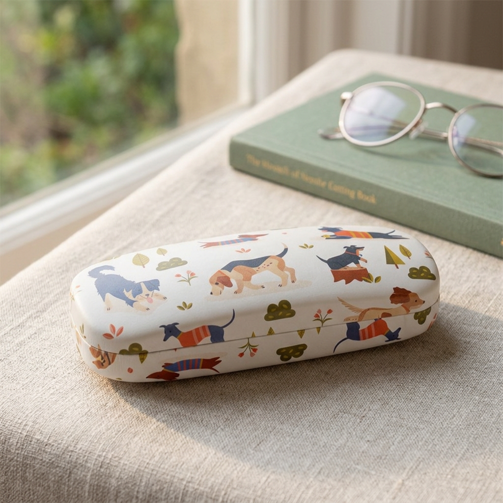 Park Dogs Design Glasses Case