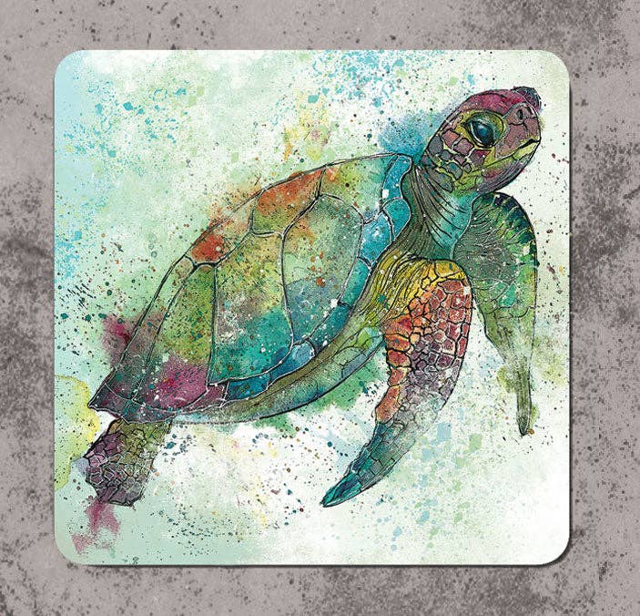Turtle Coasters | Set of 2 | Dolly Hot Dogs