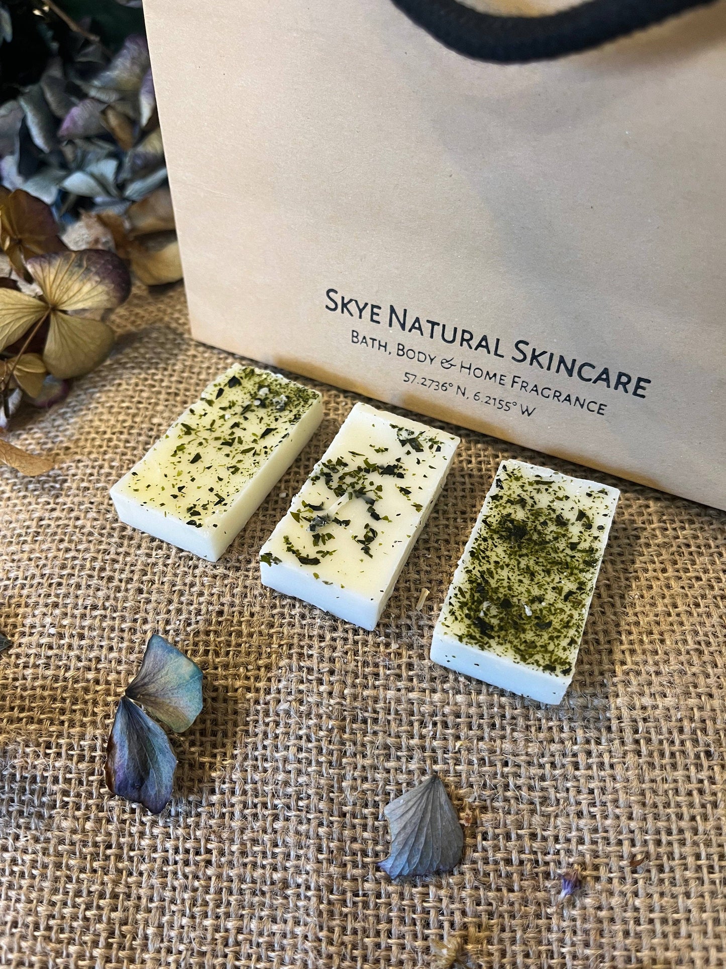 Soy Wax Melts - Seaweed & Juniper - Handcrafted in Isle of Skye