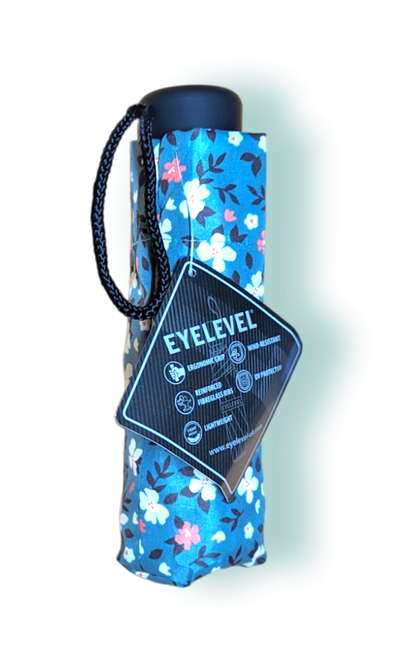 Super Mini Compact Umbrella - 5 Floral Patterns - L18cm Closed