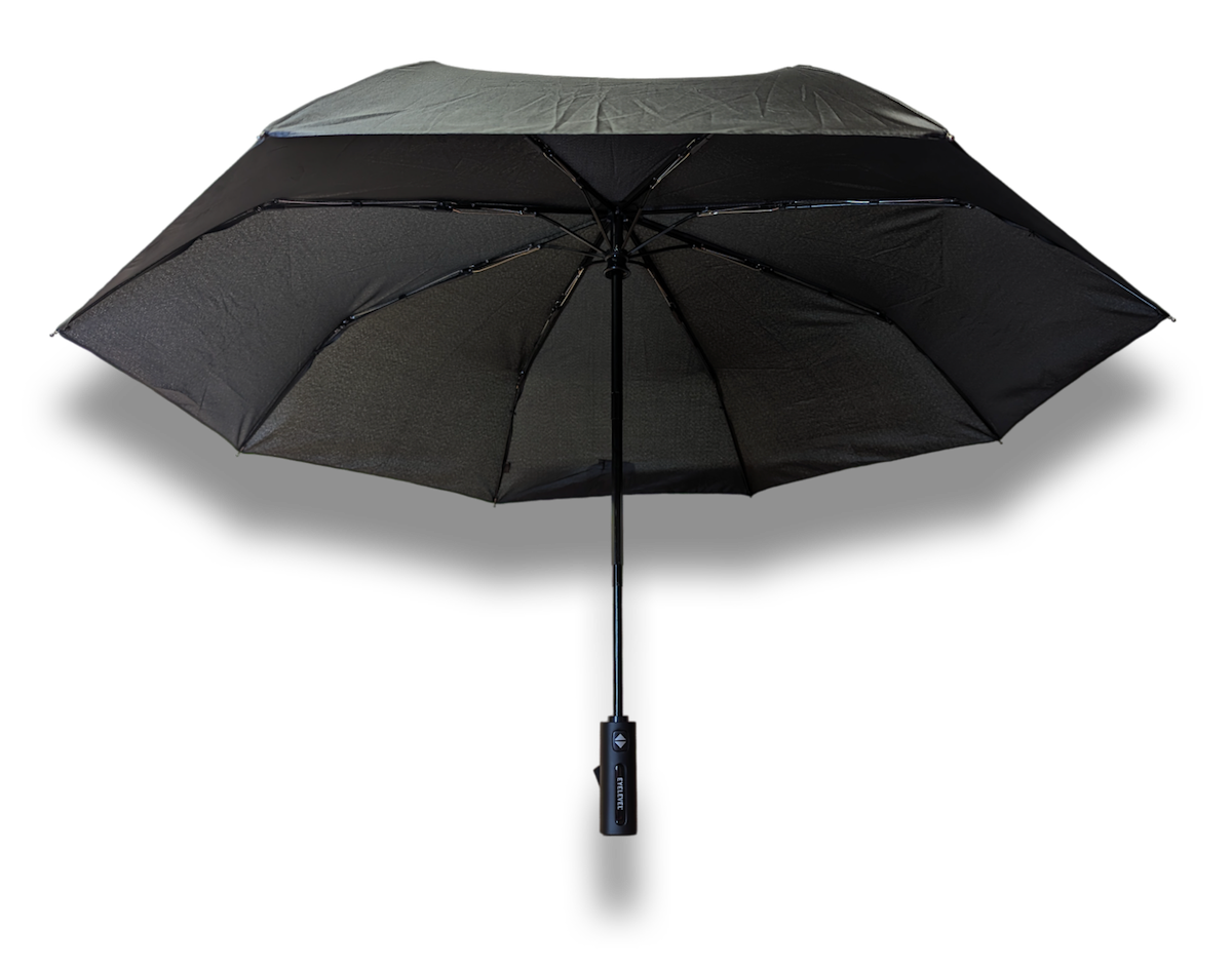 Auto Open & Close Compact Umbrella - Classic Black - L33cm Closed