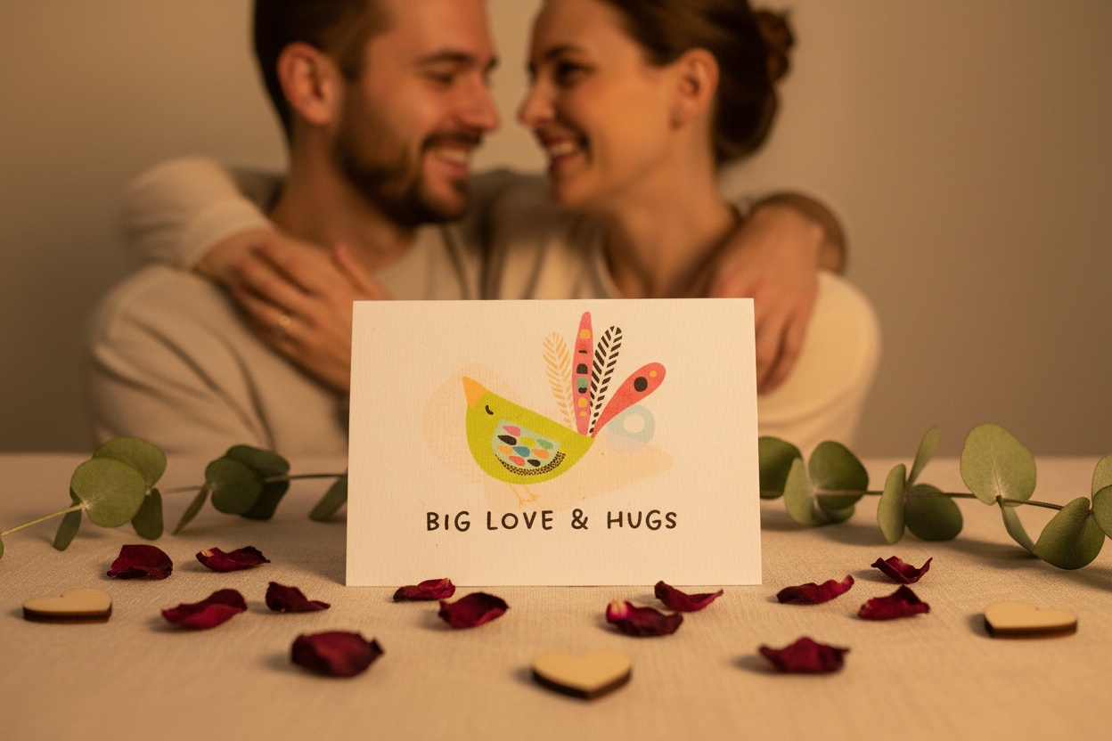 Big Love and Hugs - Valentine's Lifestyle Shot