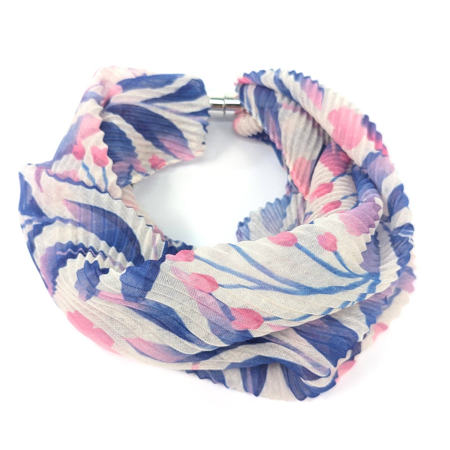 Let Love Bloom Neck Scarf | Magnetic Clasp Snood