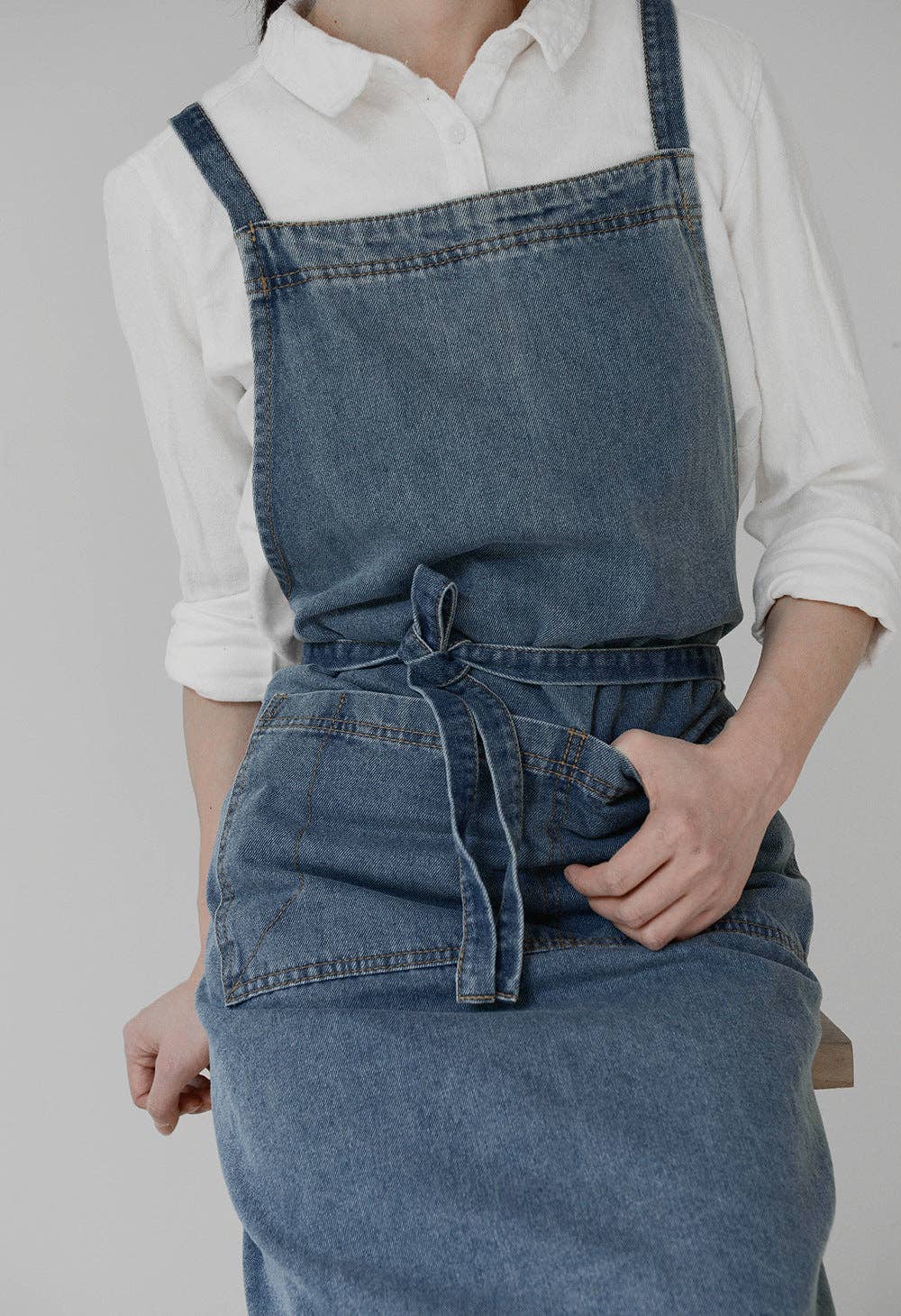 Heavy-Duty Cotton Canvas Denim Apron