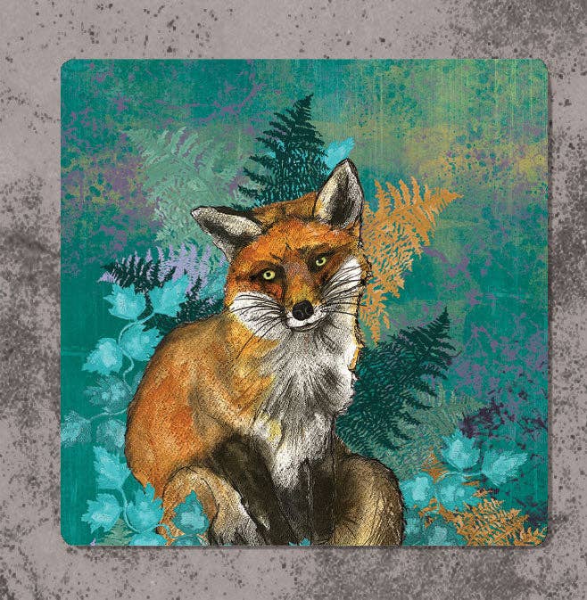 Fox Coasters | Set of 2 | Dolly Hot Dogs