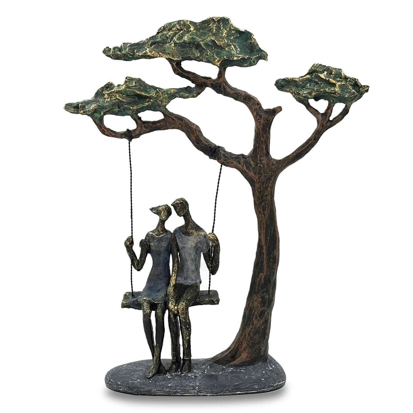 Couple on a Swing Ornament H39cm
