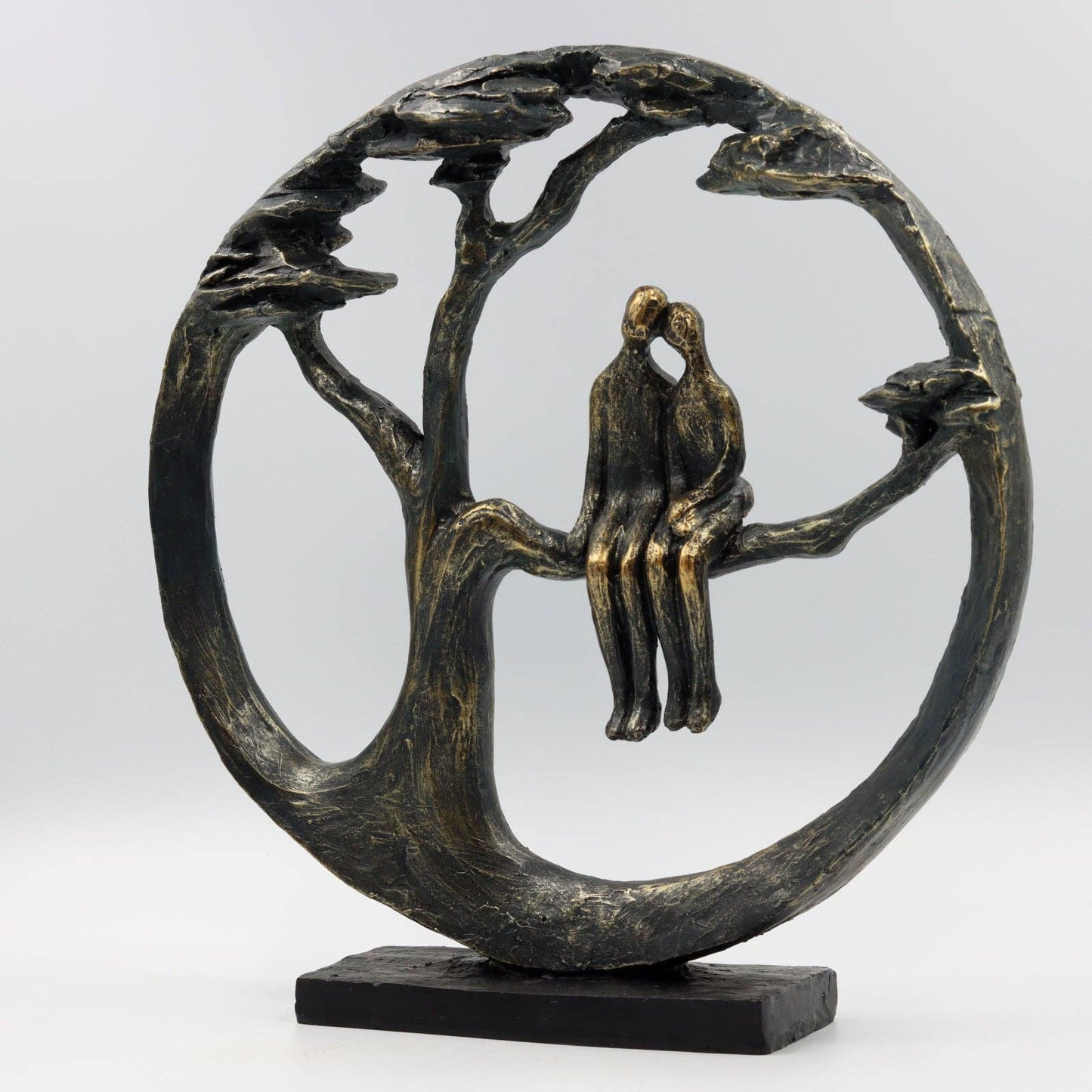 Couple in a Tree Sculpture