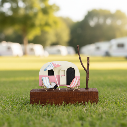 Chilled Out Pink Caravan Lifestyle