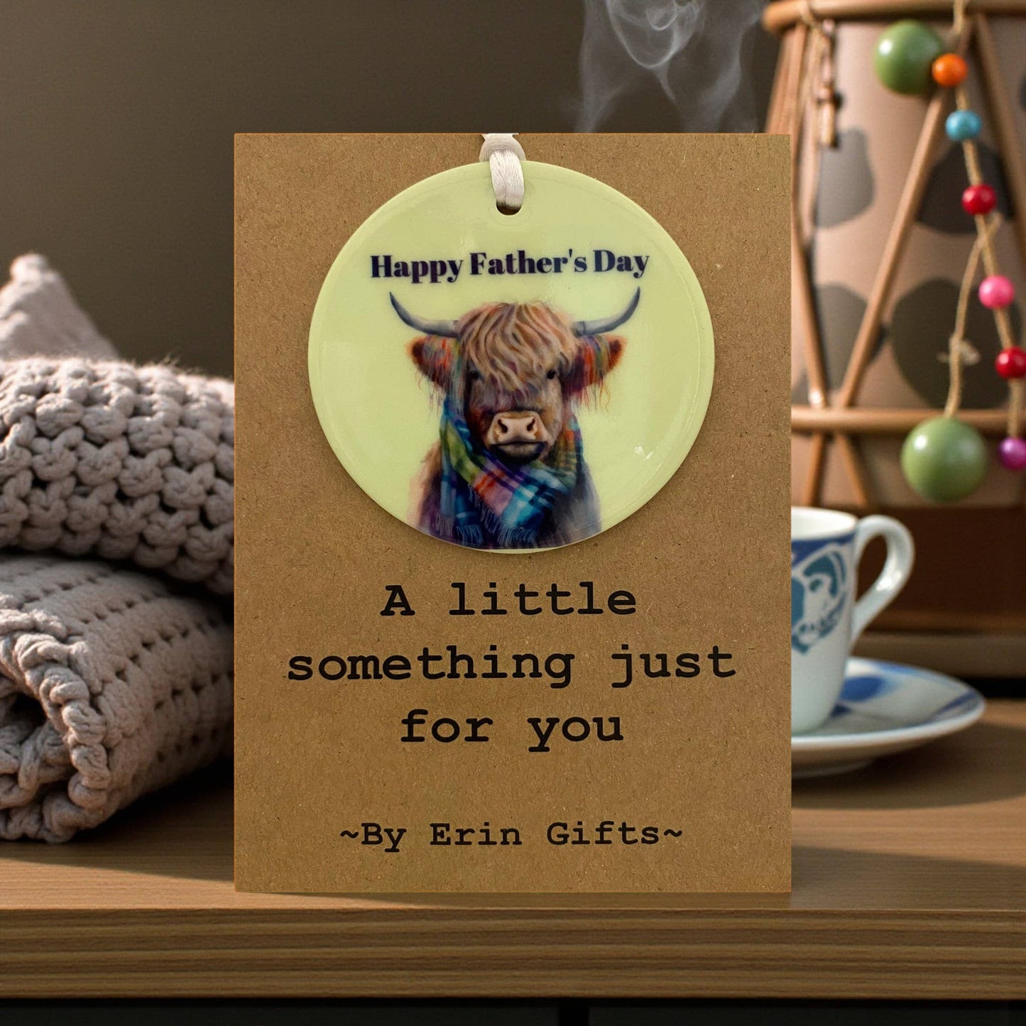 A Little Something - Father's Day Card & Ceramic Keepsake