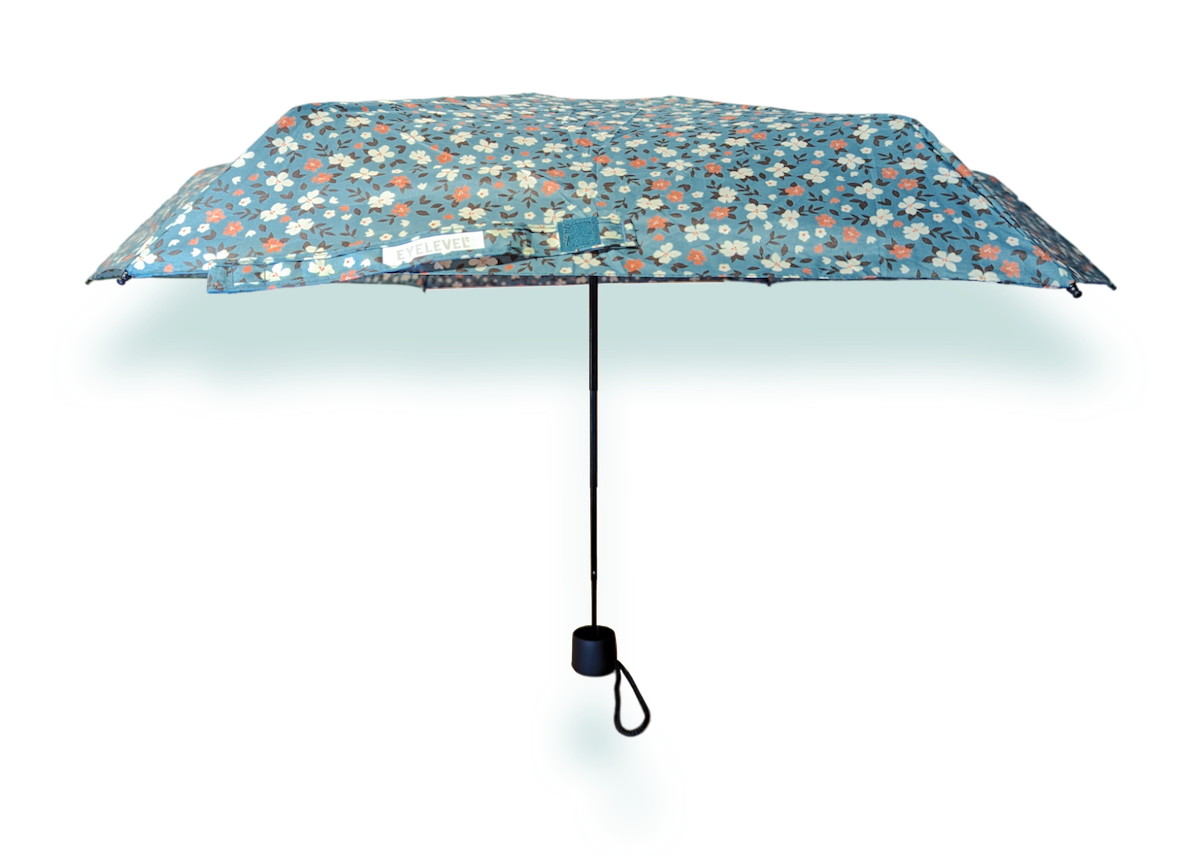 Super Mini Compact Umbrella - 5 Floral Patterns - L18cm Closed
