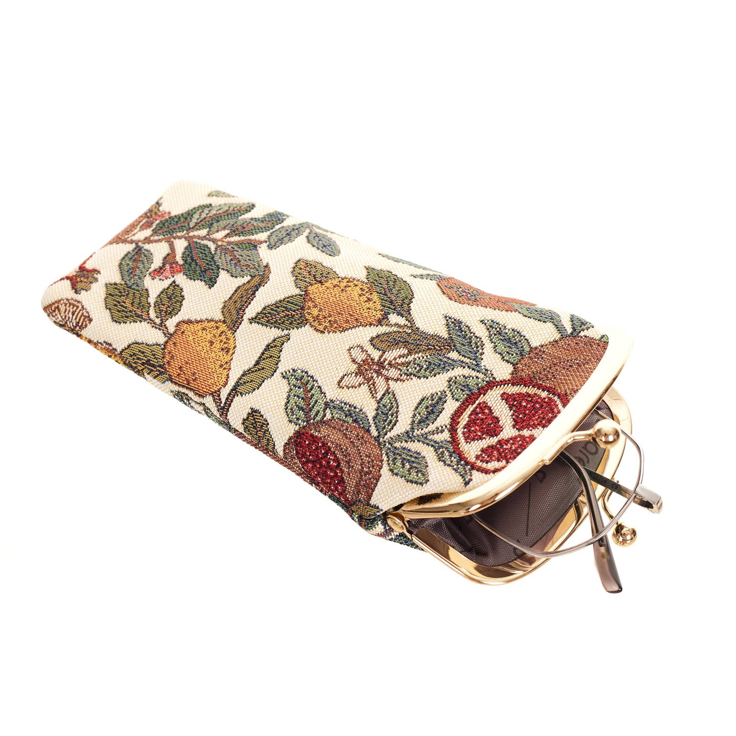 William Morris Pomegranate & Lemon Design - Glasses Purse