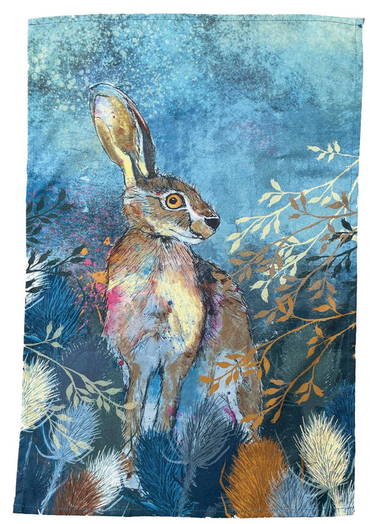 Hare Tea Towel | Dolly Hot Dogs