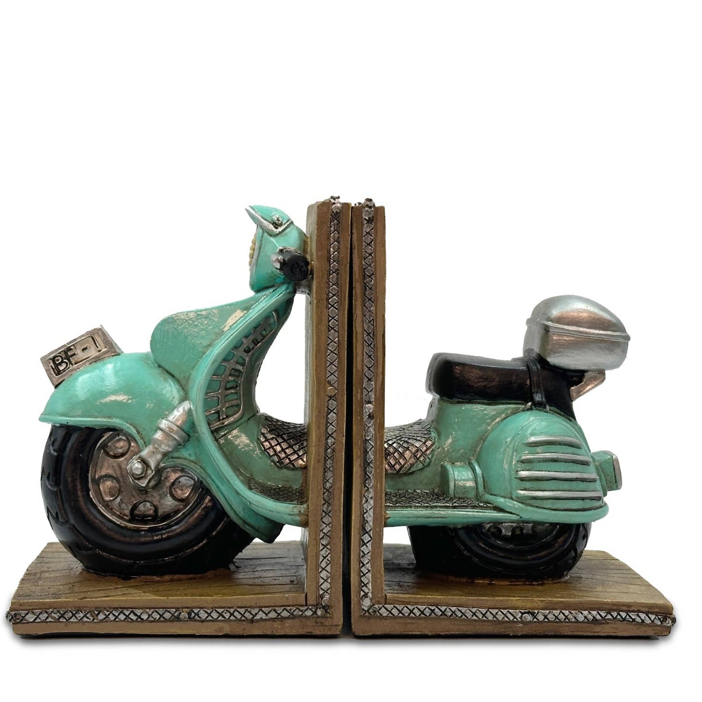 Vintage Scooter Bookends