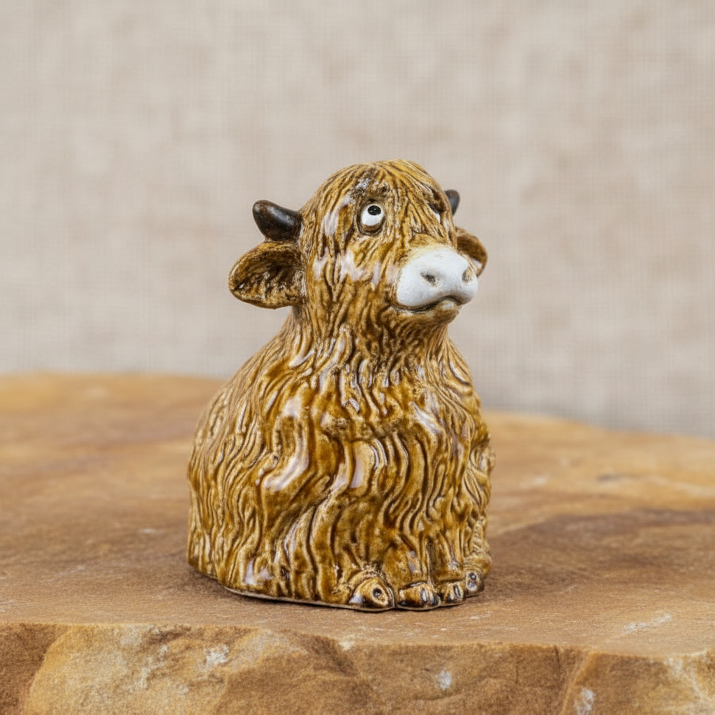 Glazed Highland Cow - Etsy Close-up