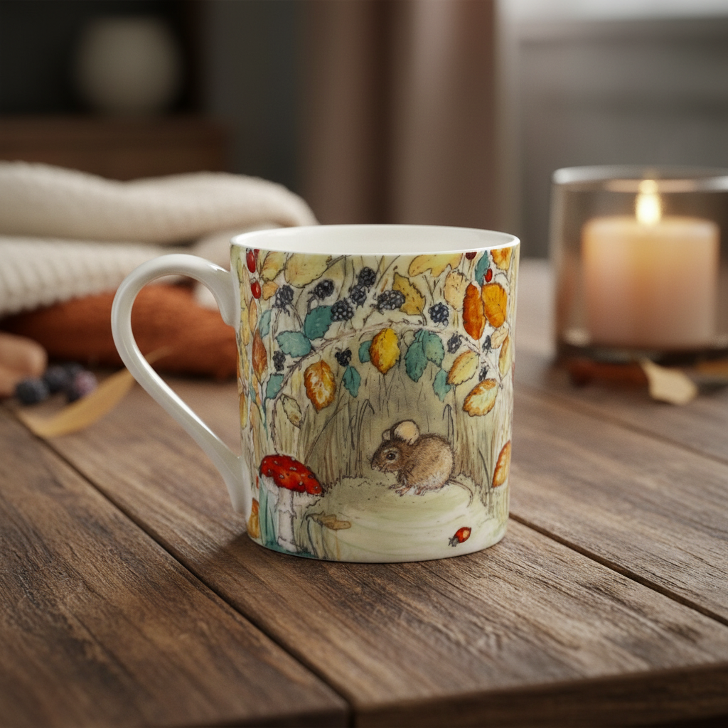 Harvest Mouse Mug Lifestyle