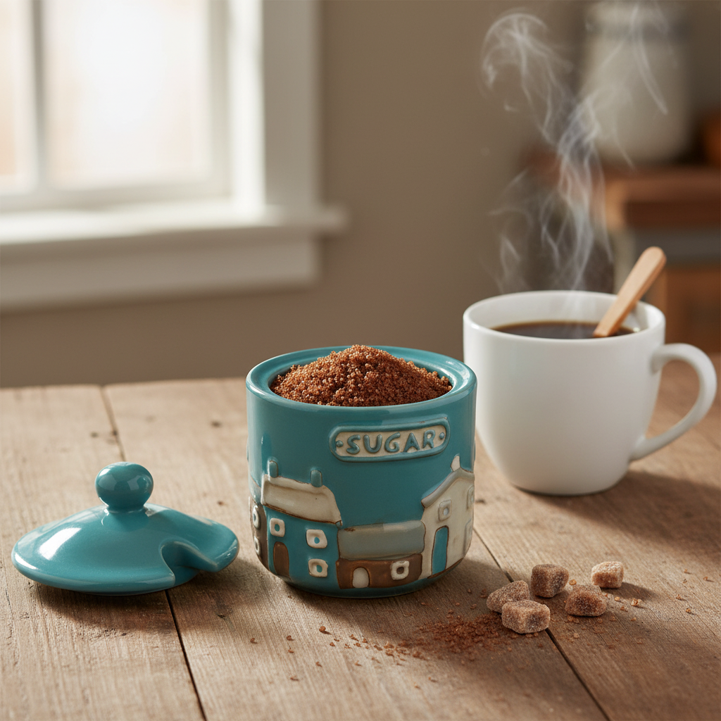 Home Comforts Sugar Pot - Brown Sugar & Coffee Shot