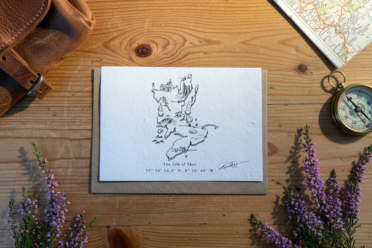 Isle of Skye Map Card - Card Dominant