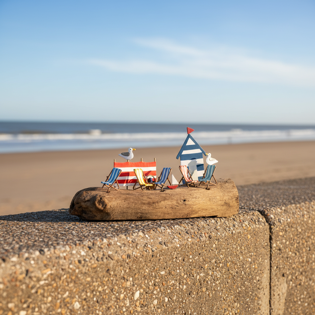On The Beach Scene Lifestyle