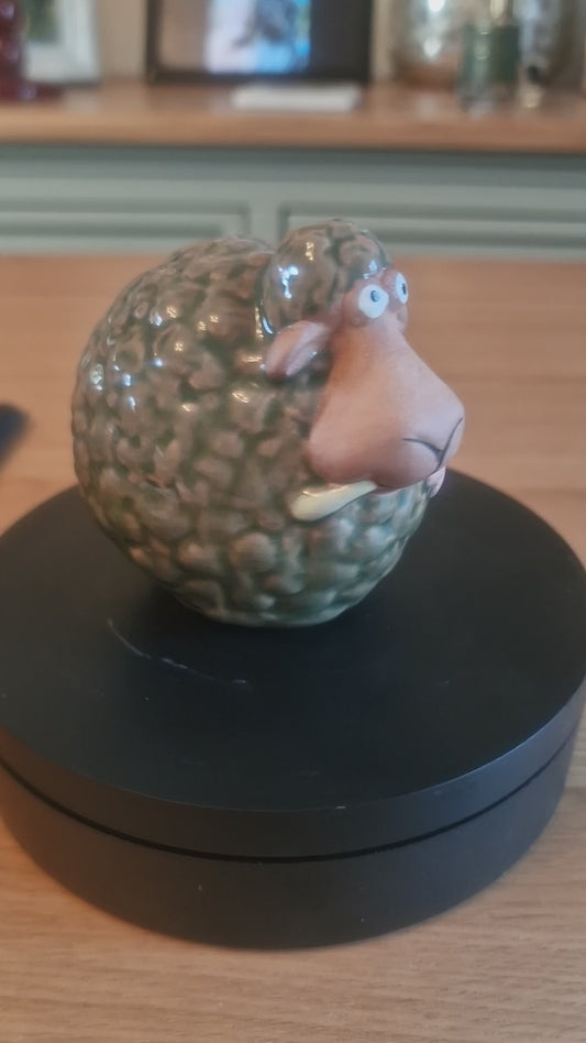 Green Sheep Ornament  H8.3cm