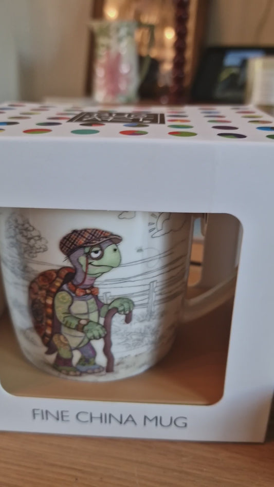 Bug Art Theodore Tortoise Mug with presentation box