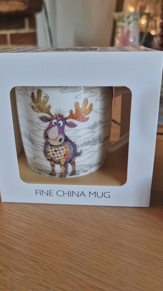 Bug Art Maxi Moose Mug with presentation box