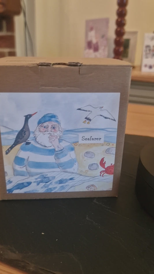 Seafarer Illustrated 375ml Bone China Mug with Gift Box