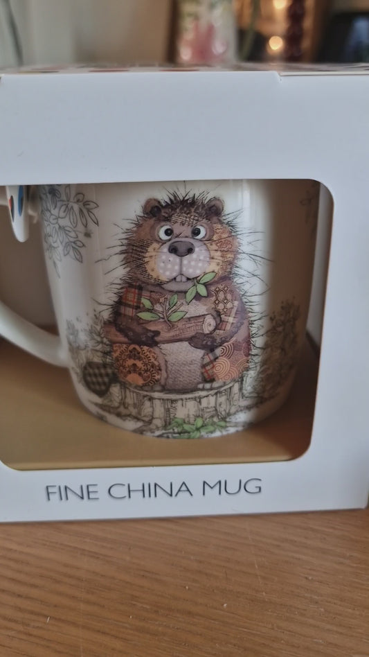 Bug Art Barry Beaver Mug with presentation box
