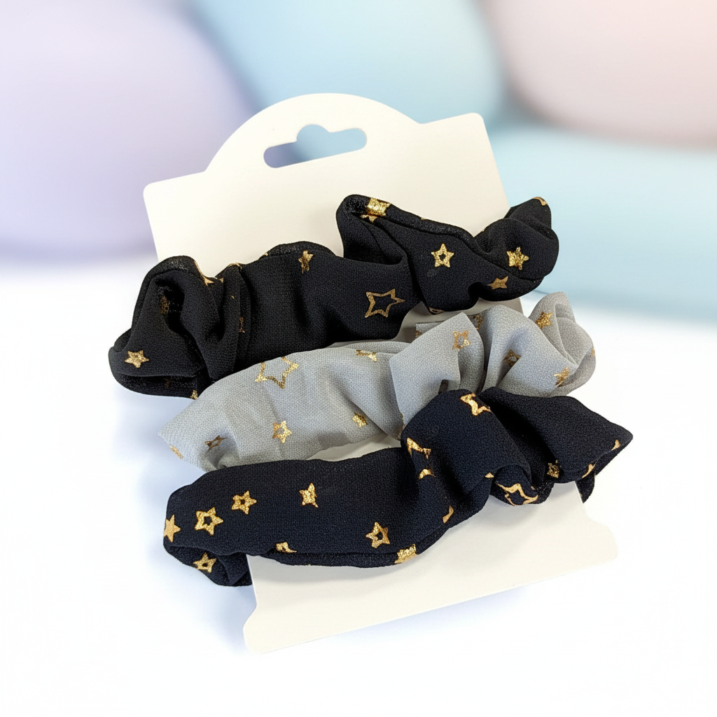 Stars Scrunchies - No Branding Attempt