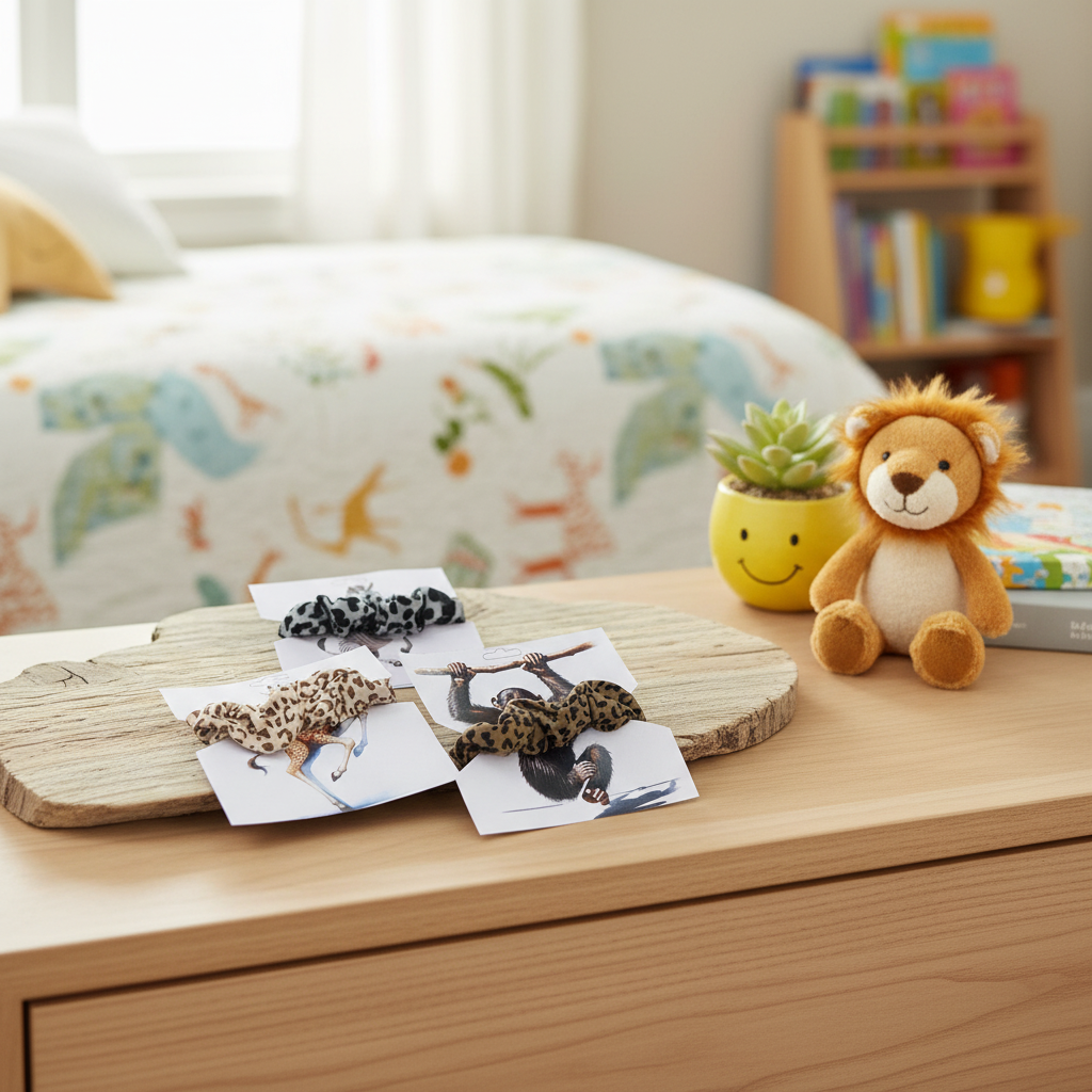 Zoo Scrunchies - Kids Room Lifestyle